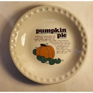 Pumpkin Pie Baking Dish